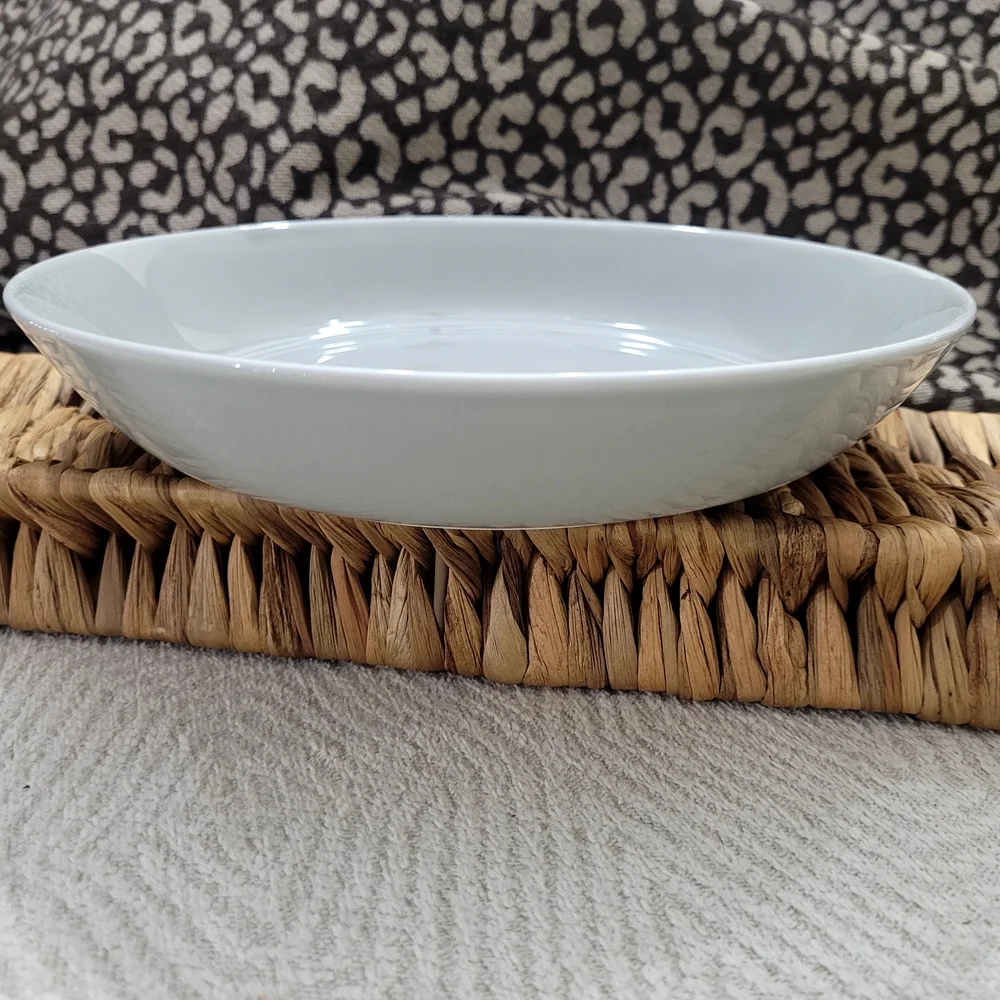 Crate&Barrel White Ceramic Serving Bowls